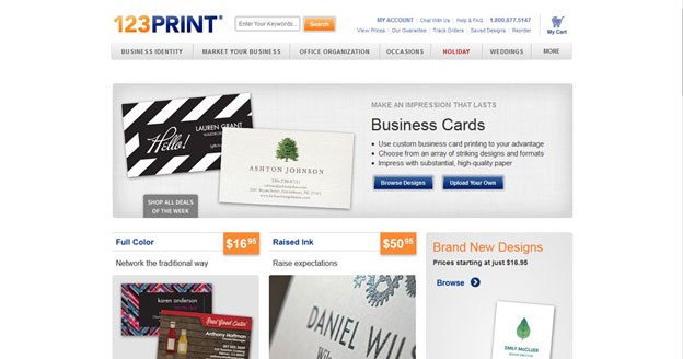 Magnetic Business Card by 123Print